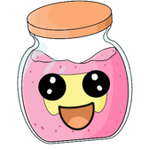 Happy Face Pink Jam Jar